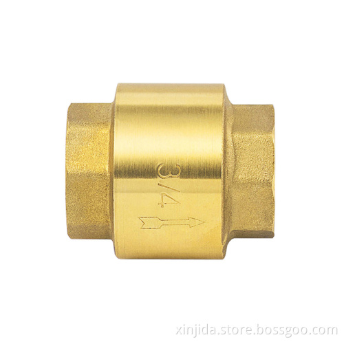 Brass horizontal check valve